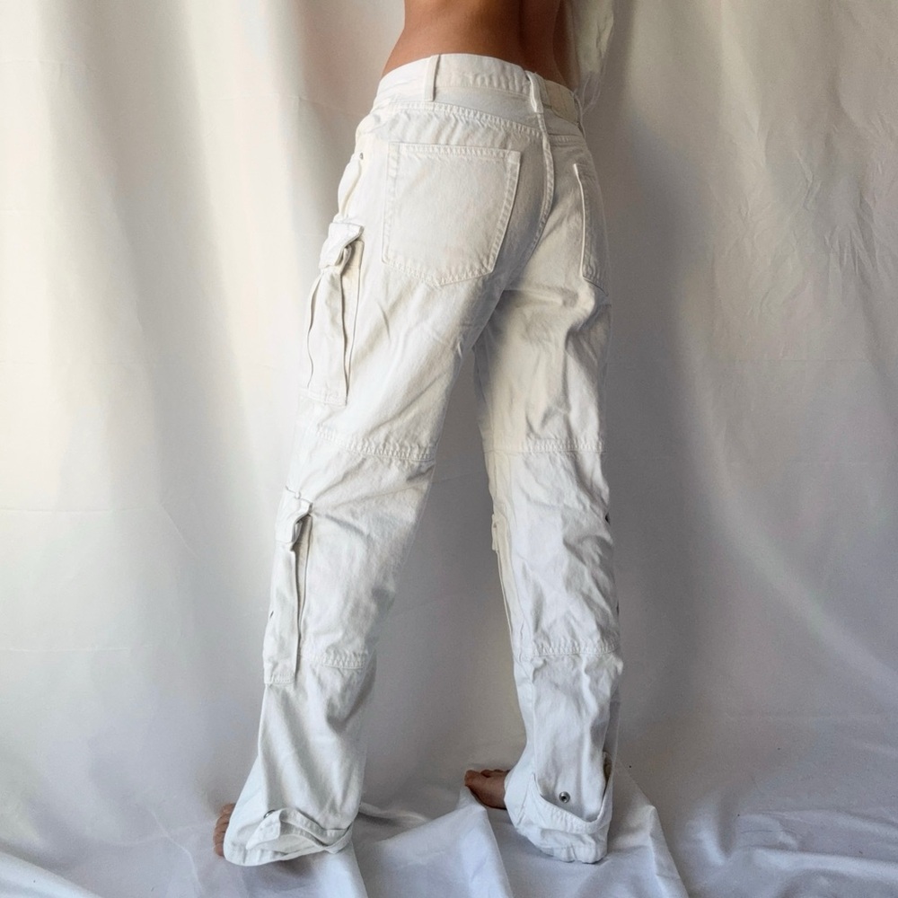 Grlfrnd Lex Cargo Jean in Sierra White - Picture 3 of 4